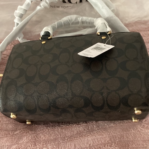 Brand new Coach Crossbody/Shoulder/Handbag in Classic Coach Black/Brown Color - Picture 10 of 13